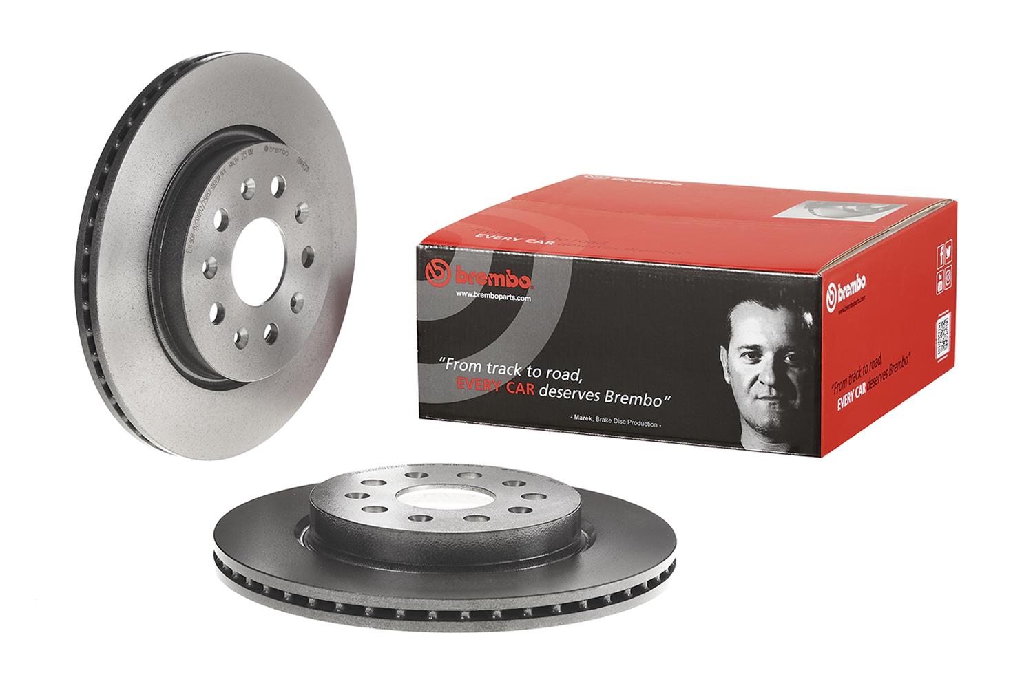 Brembo Premium UV Coated Brake Rotors 09.A972.11