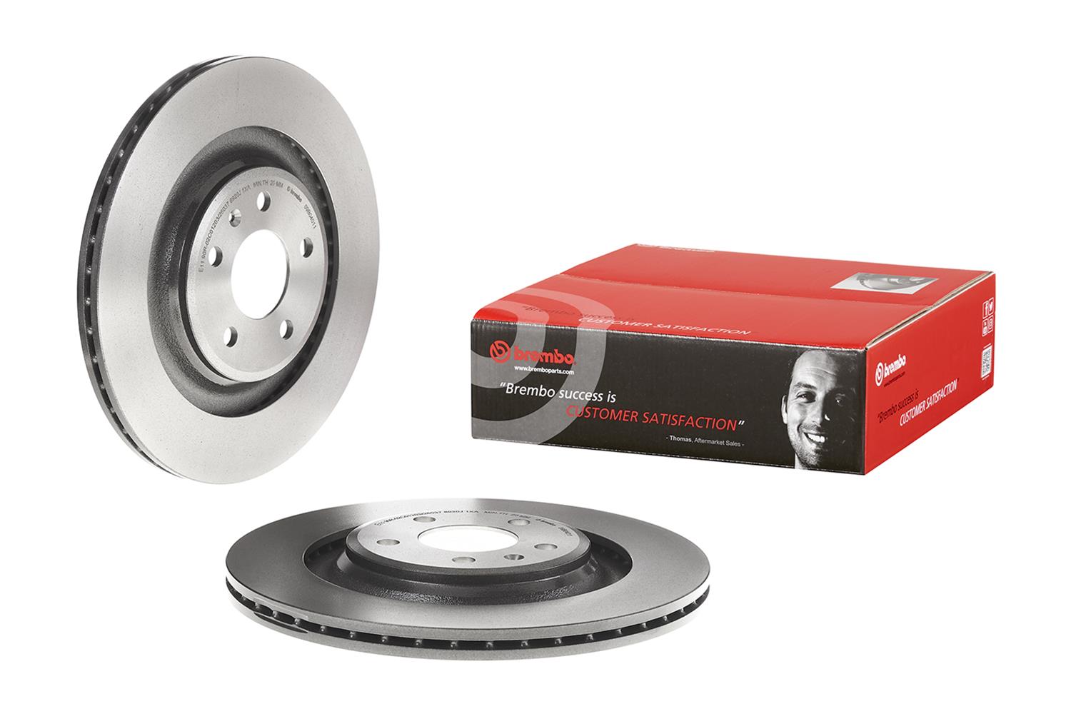 Brembo Premium UV Coated Brake Rotors 09.B040.11