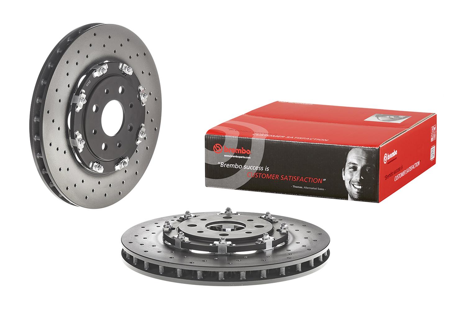 Brembo Premium UV Coated Brake Rotors 09.B085.13