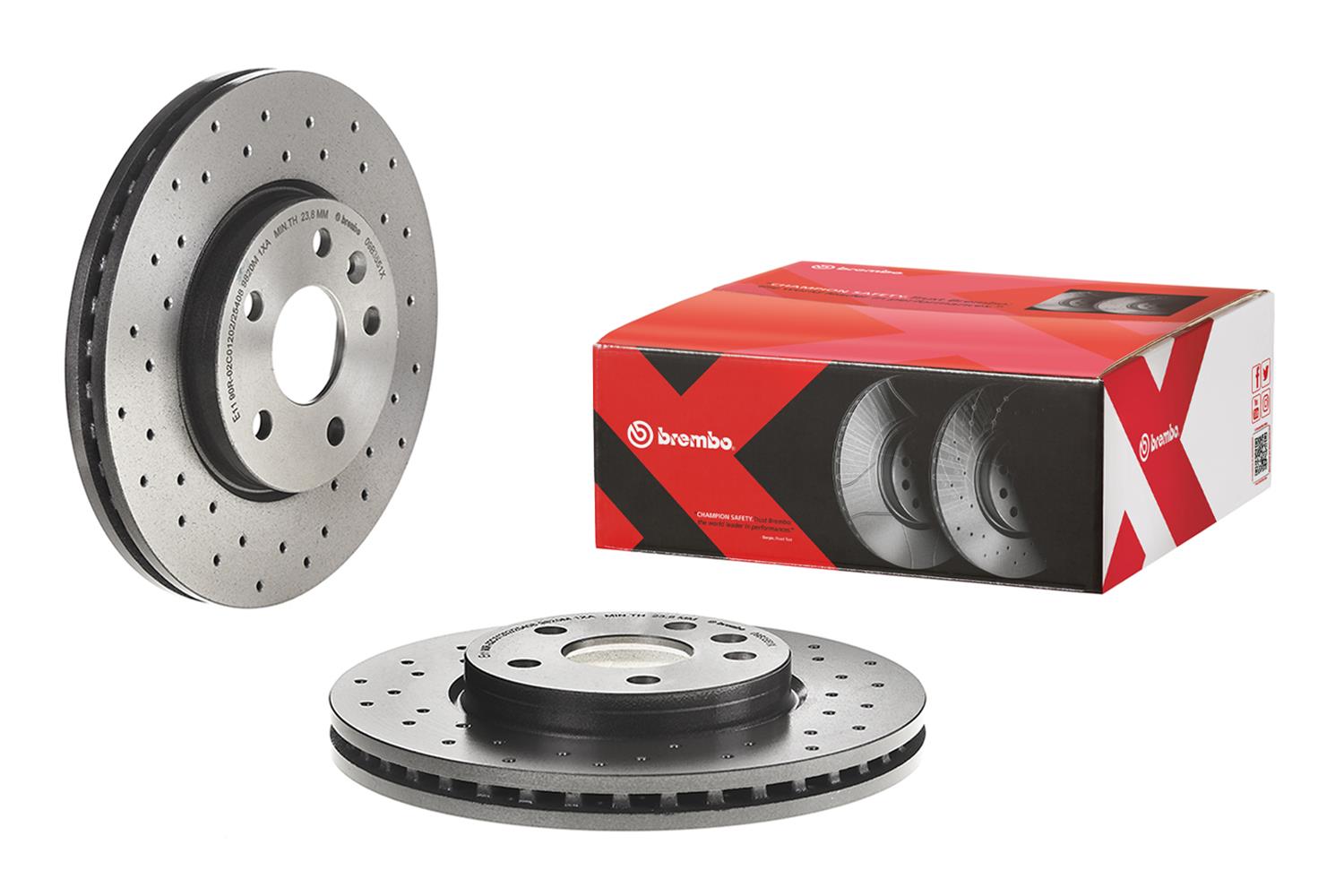 Brembo Premium UV Coated Brake Rotors 09.B355.1X