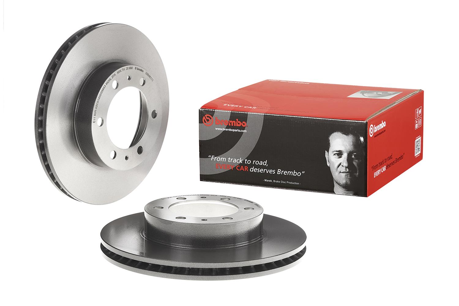 Brembo Premium UV Coated Brake Rotors 09.B461.11