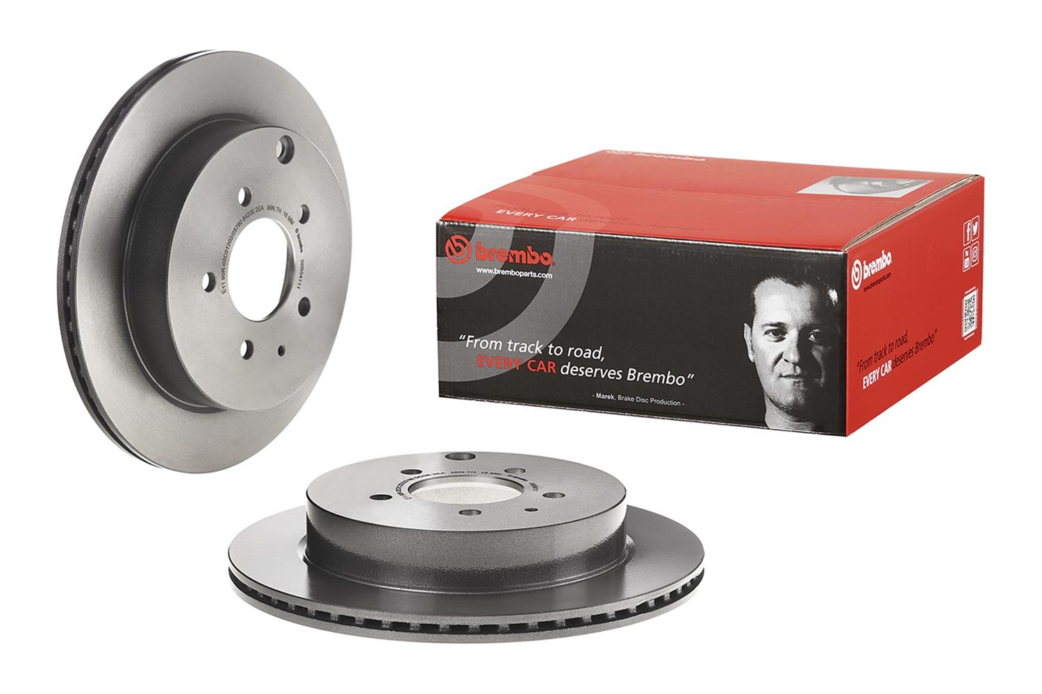 Brembo Premium UV Coated Brake Rotors 09.B541.11
