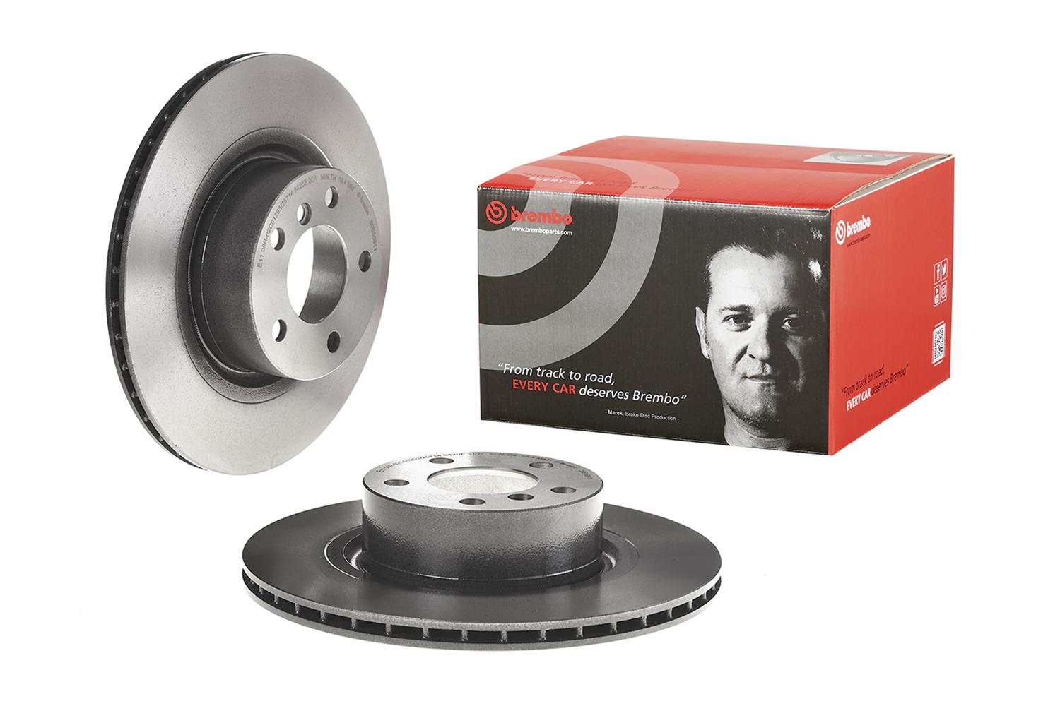 Brembo Premium UV Coated Brake Rotors 09.B569.11