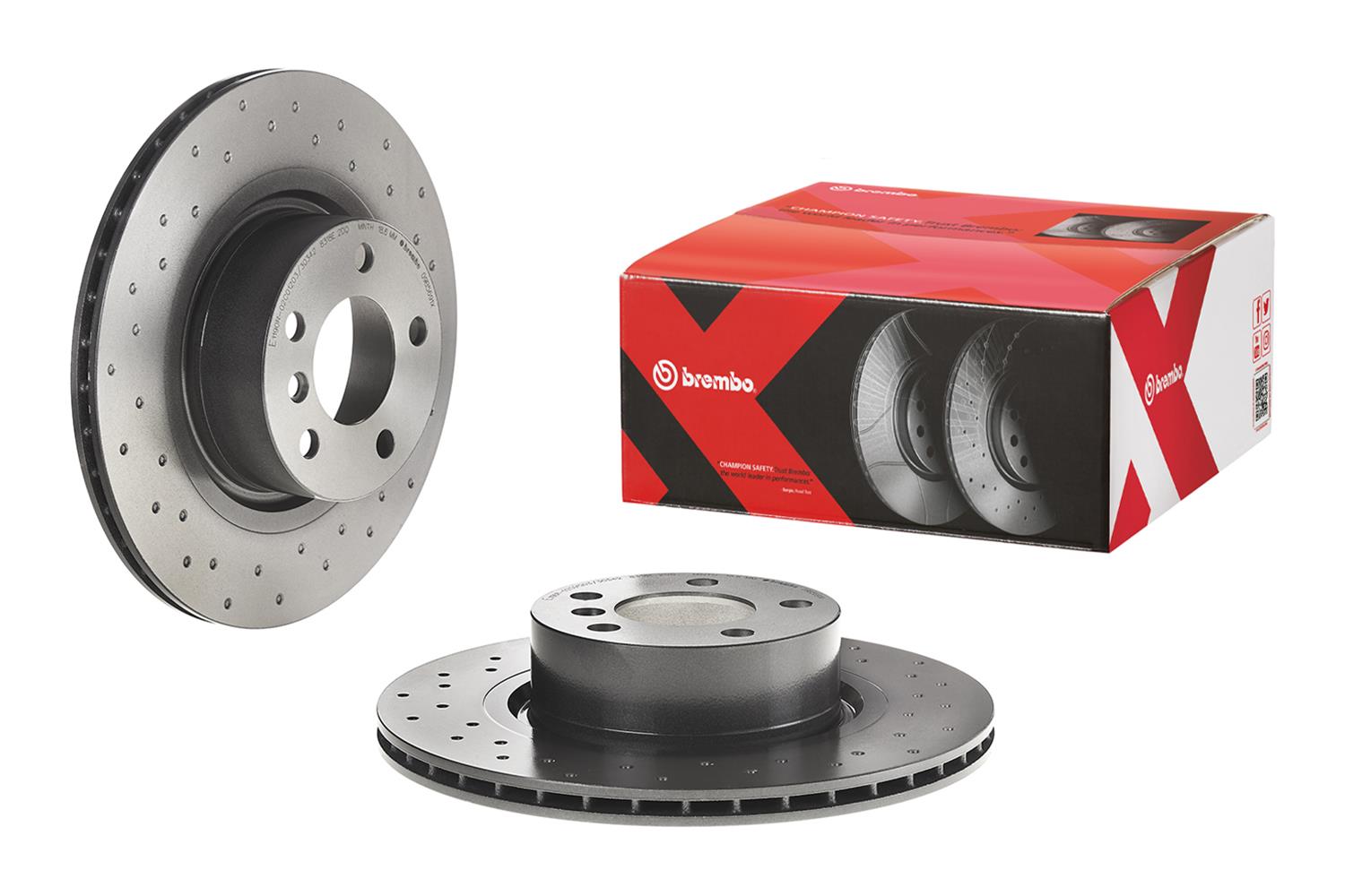 Brembo Premium UV Coated Brake Rotors 09.B569.1X