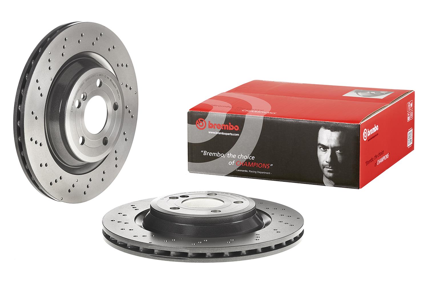 Brembo Premium UV Coated Brake Rotors 09.B743.51