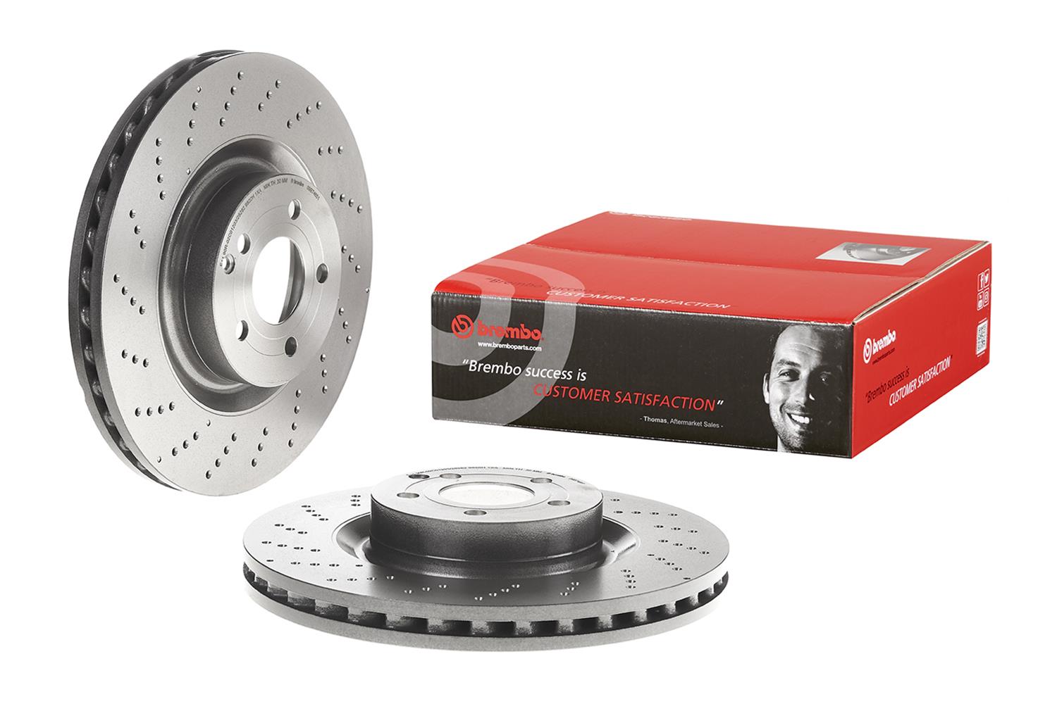 Brembo Premium UV Coated Brake Rotors 09.B746.51