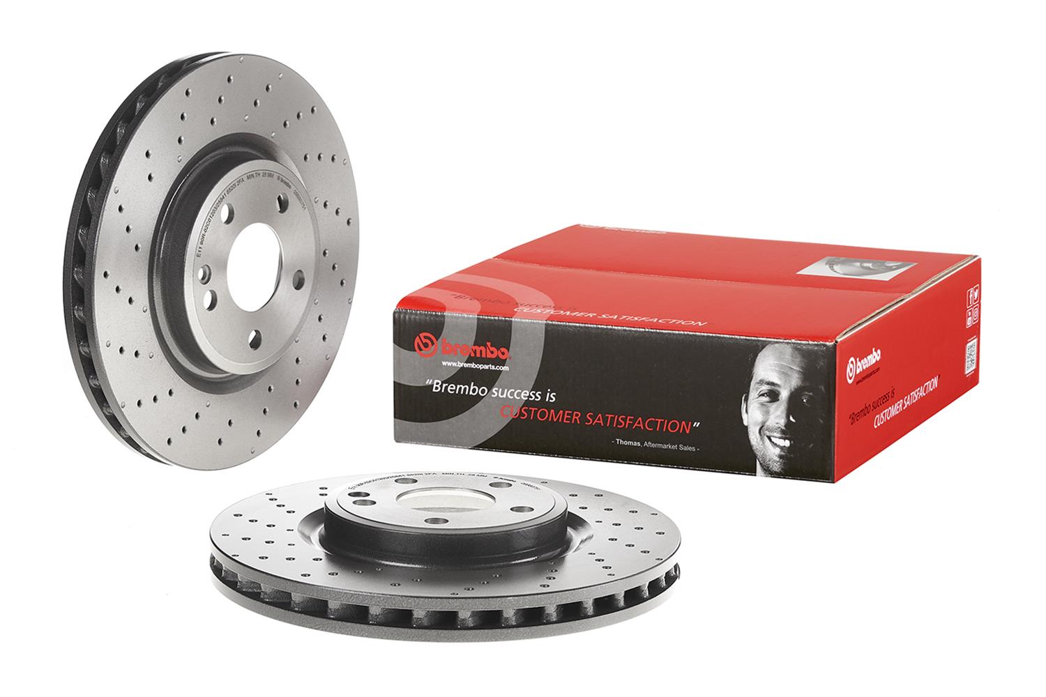 Brembo Premium UV Coated Brake Rotors 09.B807.51