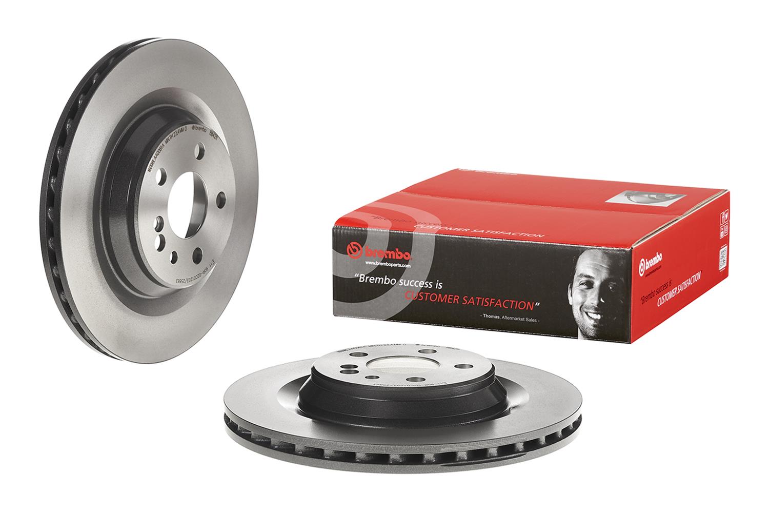 Brembo Premium UV Coated Brake Rotors 09.B842.11