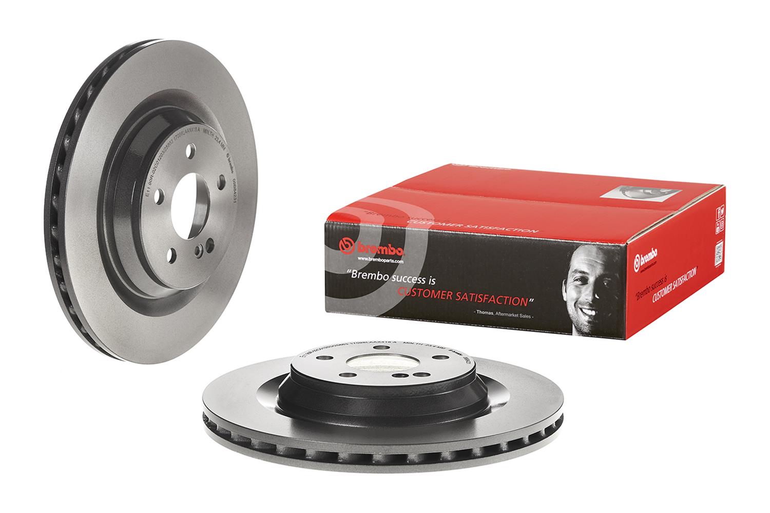 Brembo Premium UV Coated Brake Rotors 09.B842.31