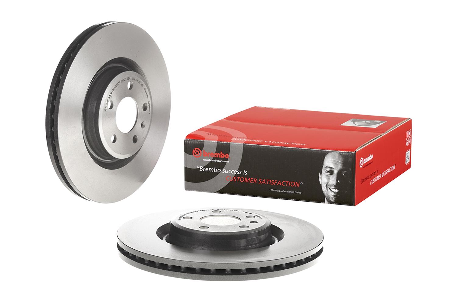 Brembo Premium UV Coated Brake Rotors 09.B970.11