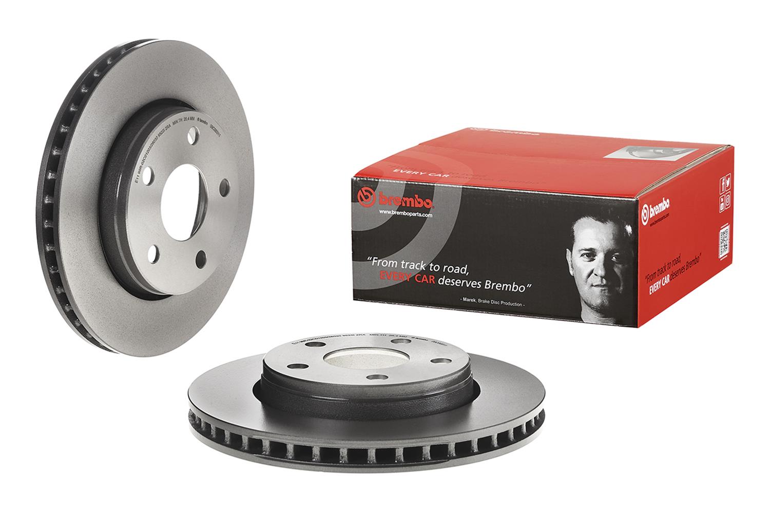 Brembo Premium UV Coated Brake Rotors 09.C003.11