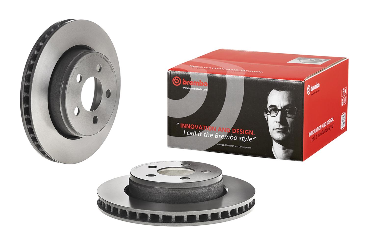 Brembo Premium UV Coated Brake Rotors 09.C004.11
