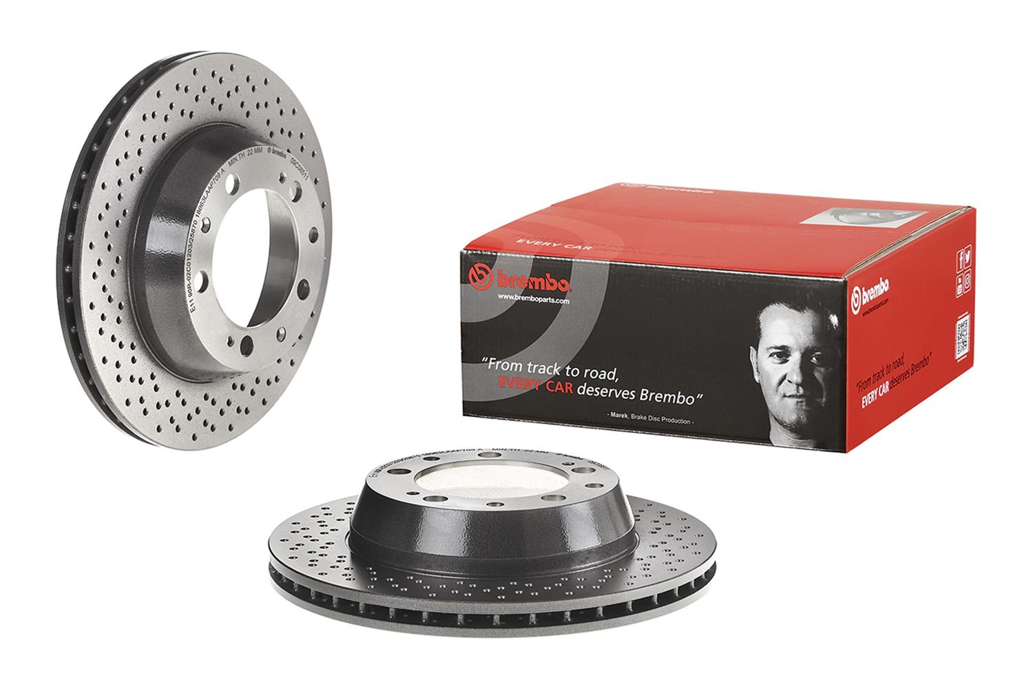 Brembo Premium UV Coated Brake Rotors 09.C085.11