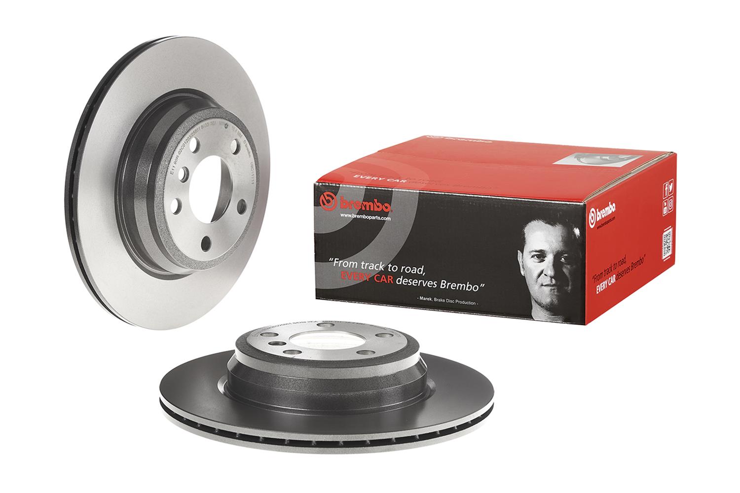 Brembo Premium UV Coated Brake Rotors 09.C117.11