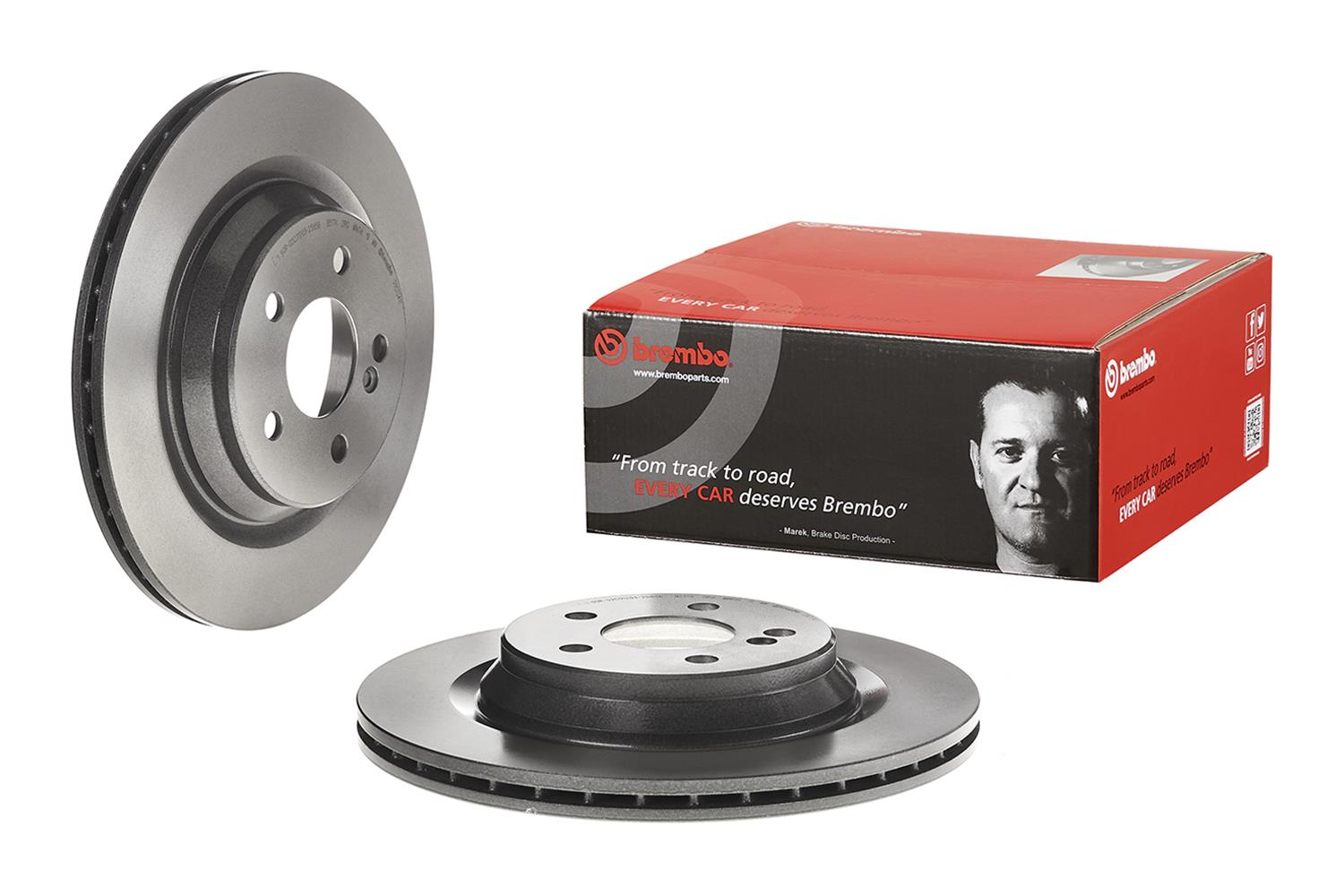 Brembo Premium UV Coated Brake Rotors 09.C134.11