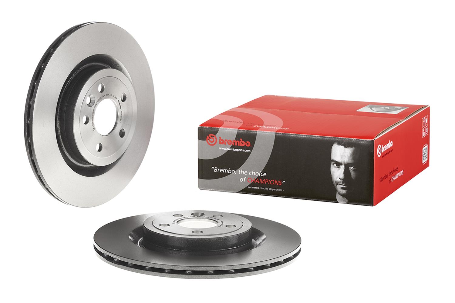 Brembo Premium UV Coated Brake Rotors 09.C209.11