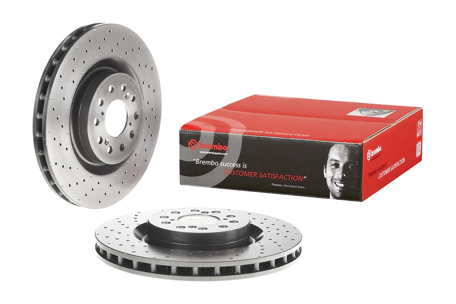 Brembo Premium UV Coated Brake Rotors 09.C338.11