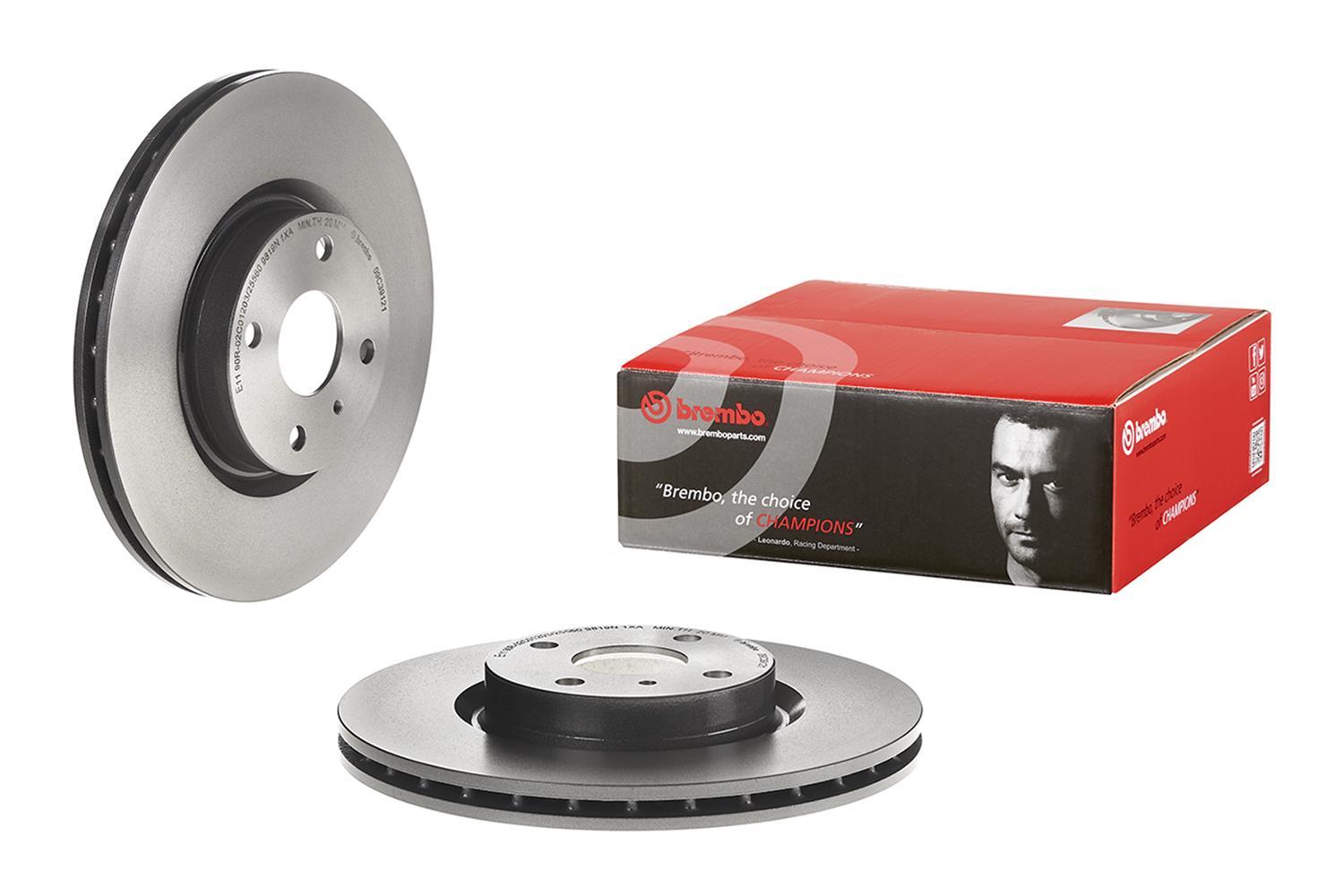 Brembo Premium UV Coated Brake Rotors 09.C391.21