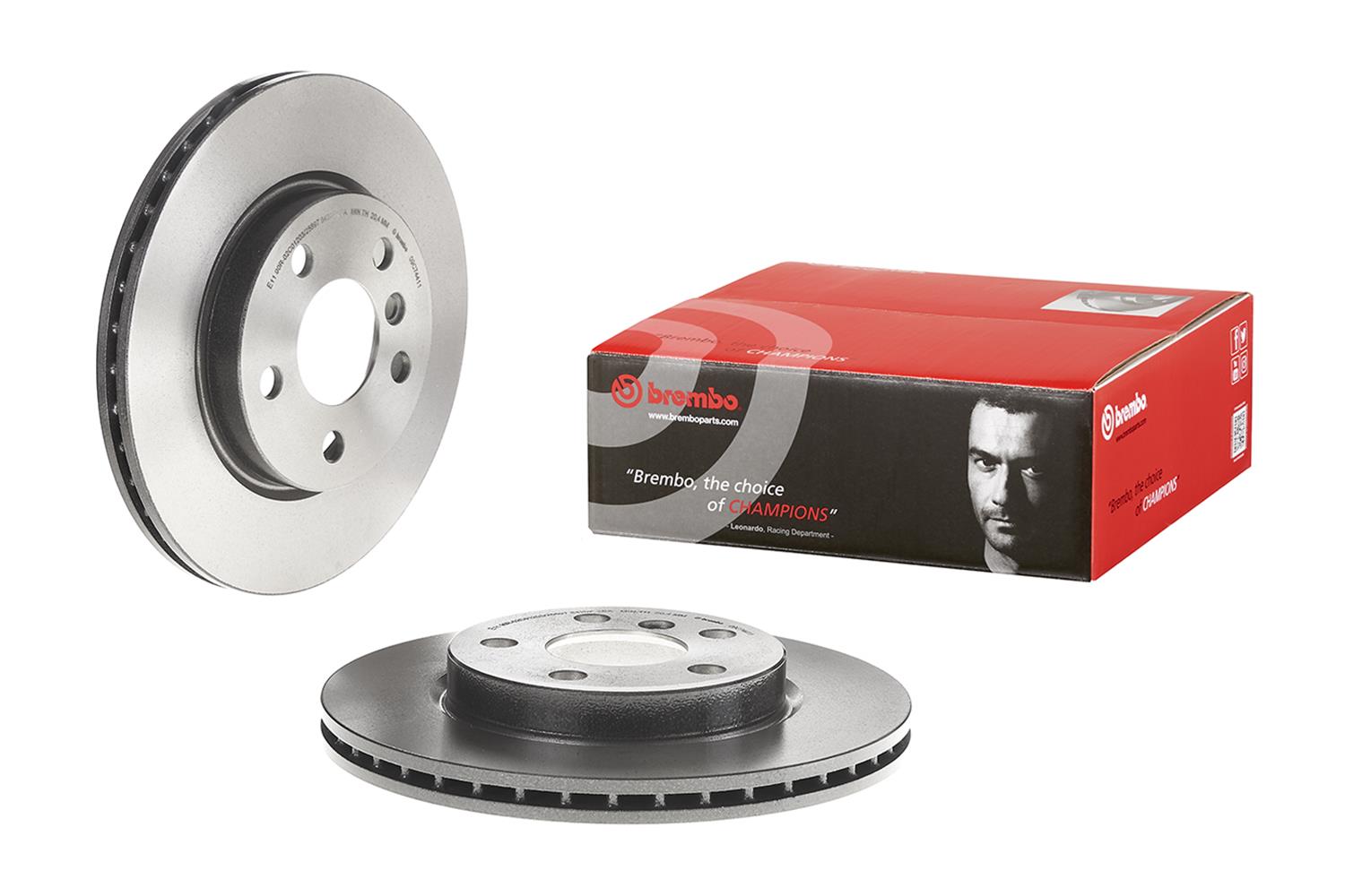 Brembo Premium UV Coated Brake Rotors 09.C744.11