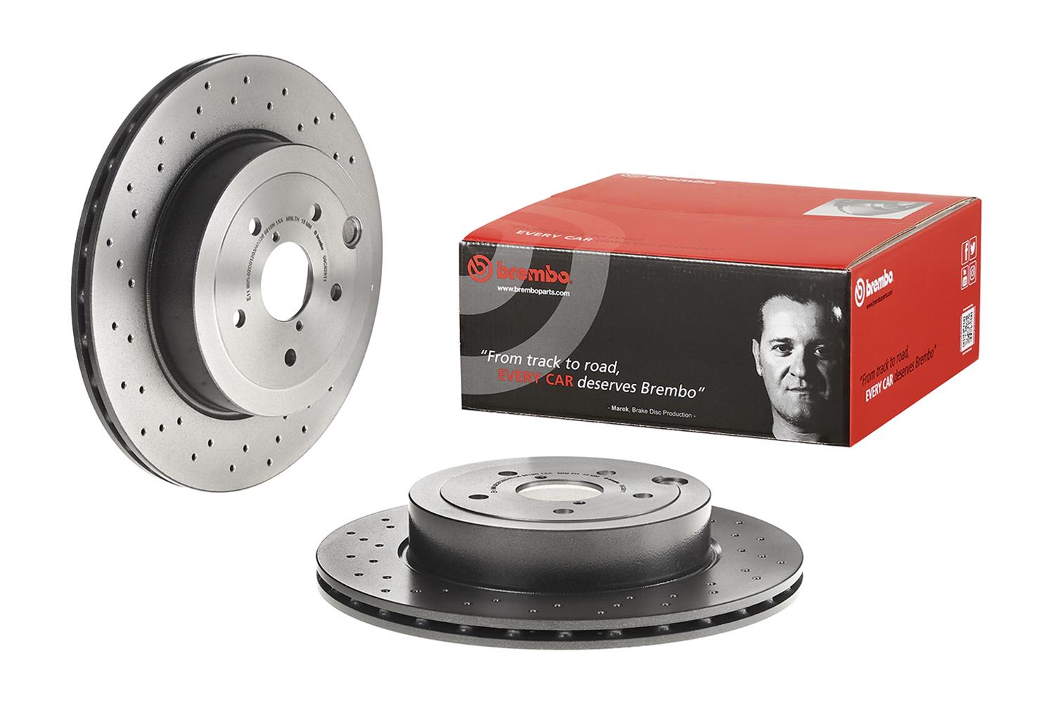 Brembo Premium UV Coated Brake Rotors 09.C829.11