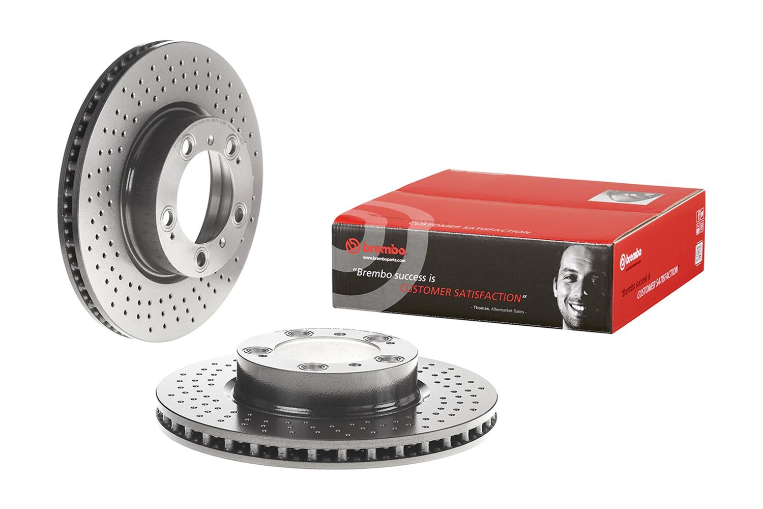 Brembo Premium UV Coated Brake Rotors 09.C880.11
