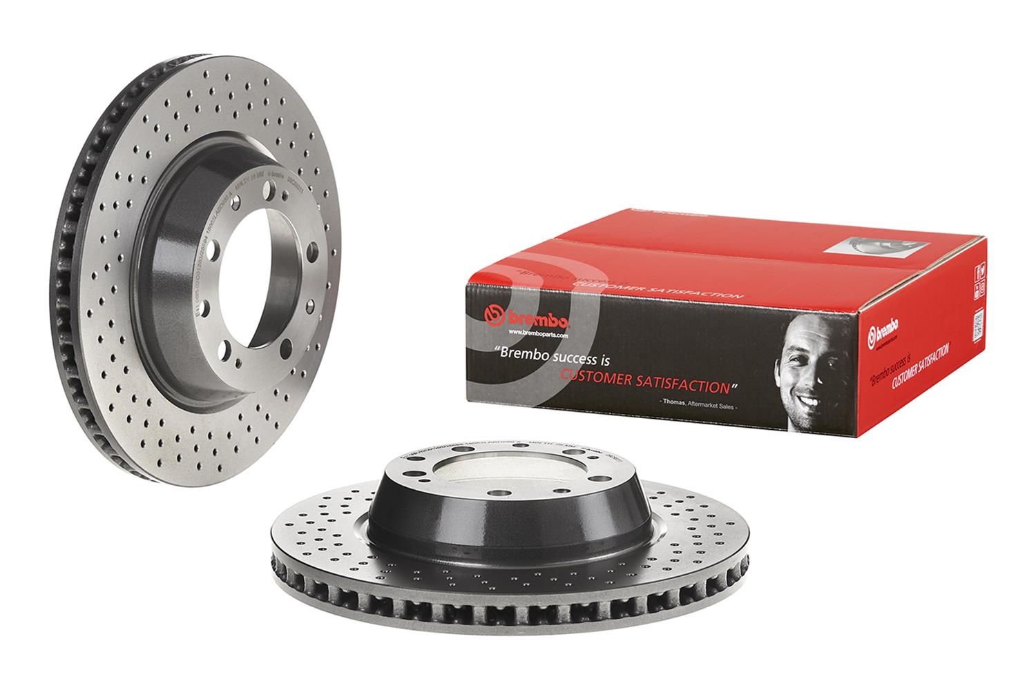 Brembo Premium UV Coated Brake Rotors 09.C883.11