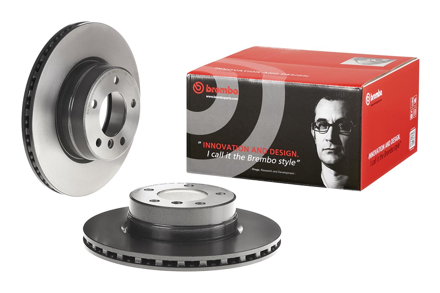 Brembo Premium UV Coated Brake Rotors 09.C894.11