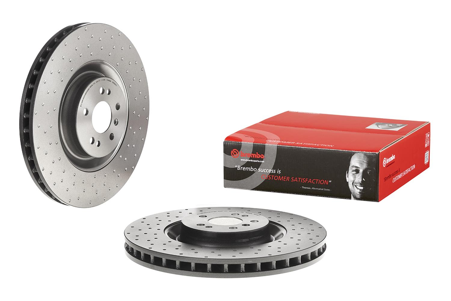 Brembo Premium UV Coated Brake Rotors 09.C942.11