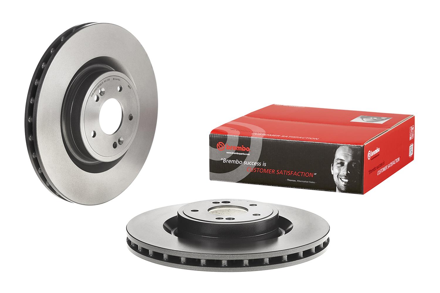 Brembo Premium UV Coated Brake Rotors 09.D027.11