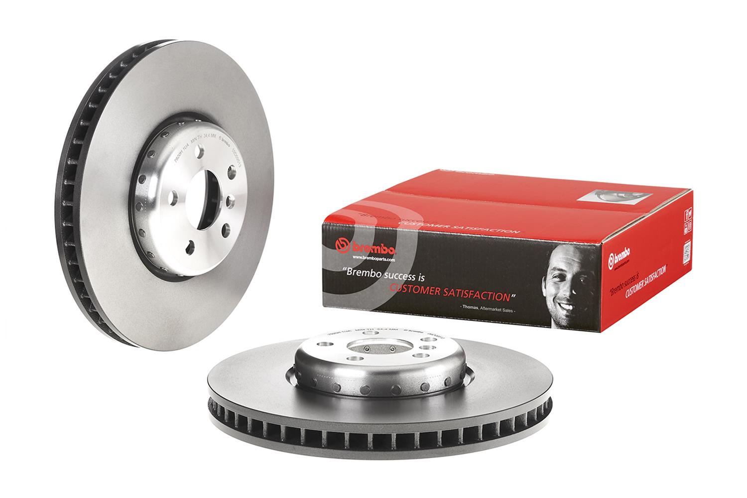 Brembo Premium UV Coated Brake Rotors 09.D095.13