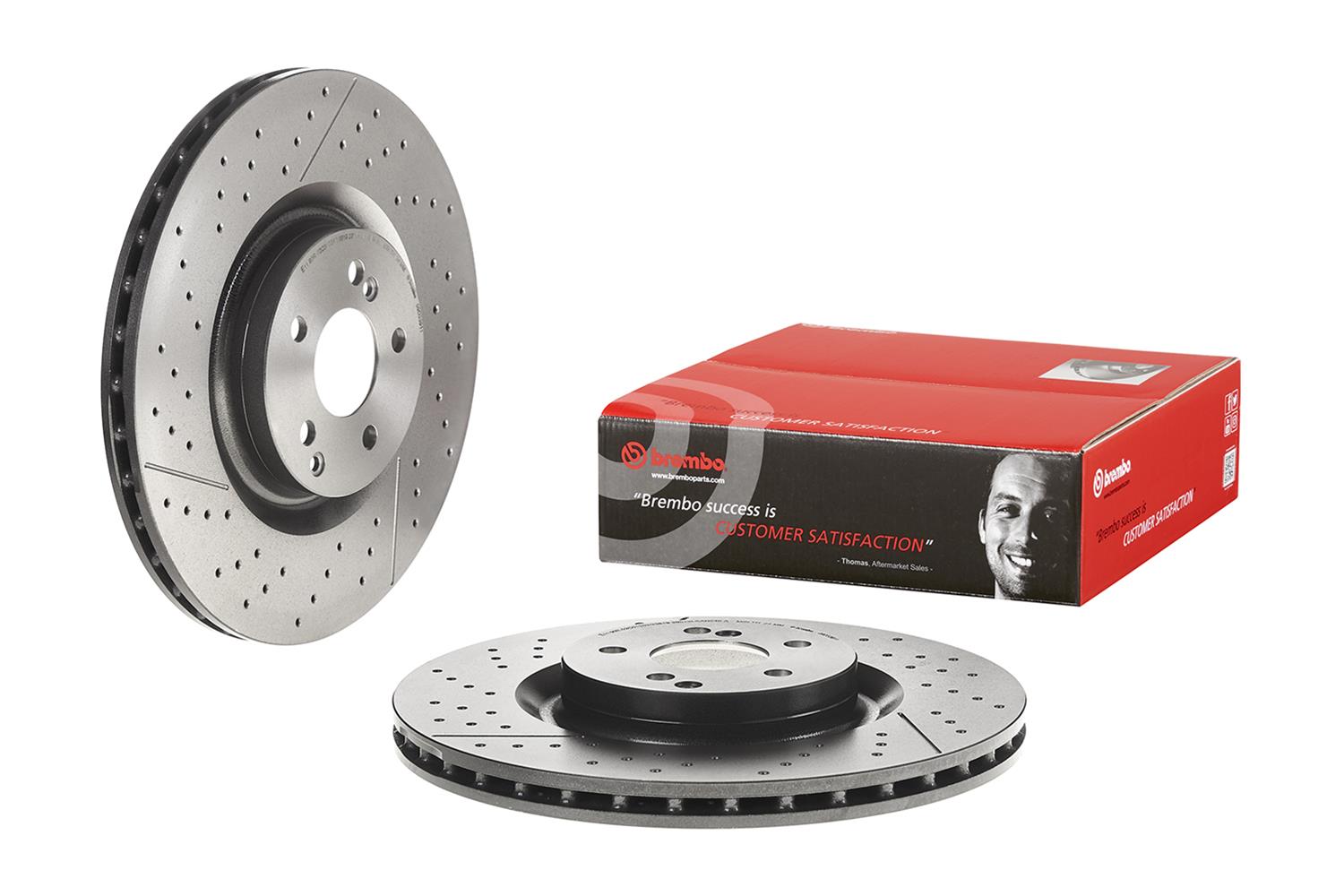 Brembo Premium UV Coated Brake Rotors 09.D339.11