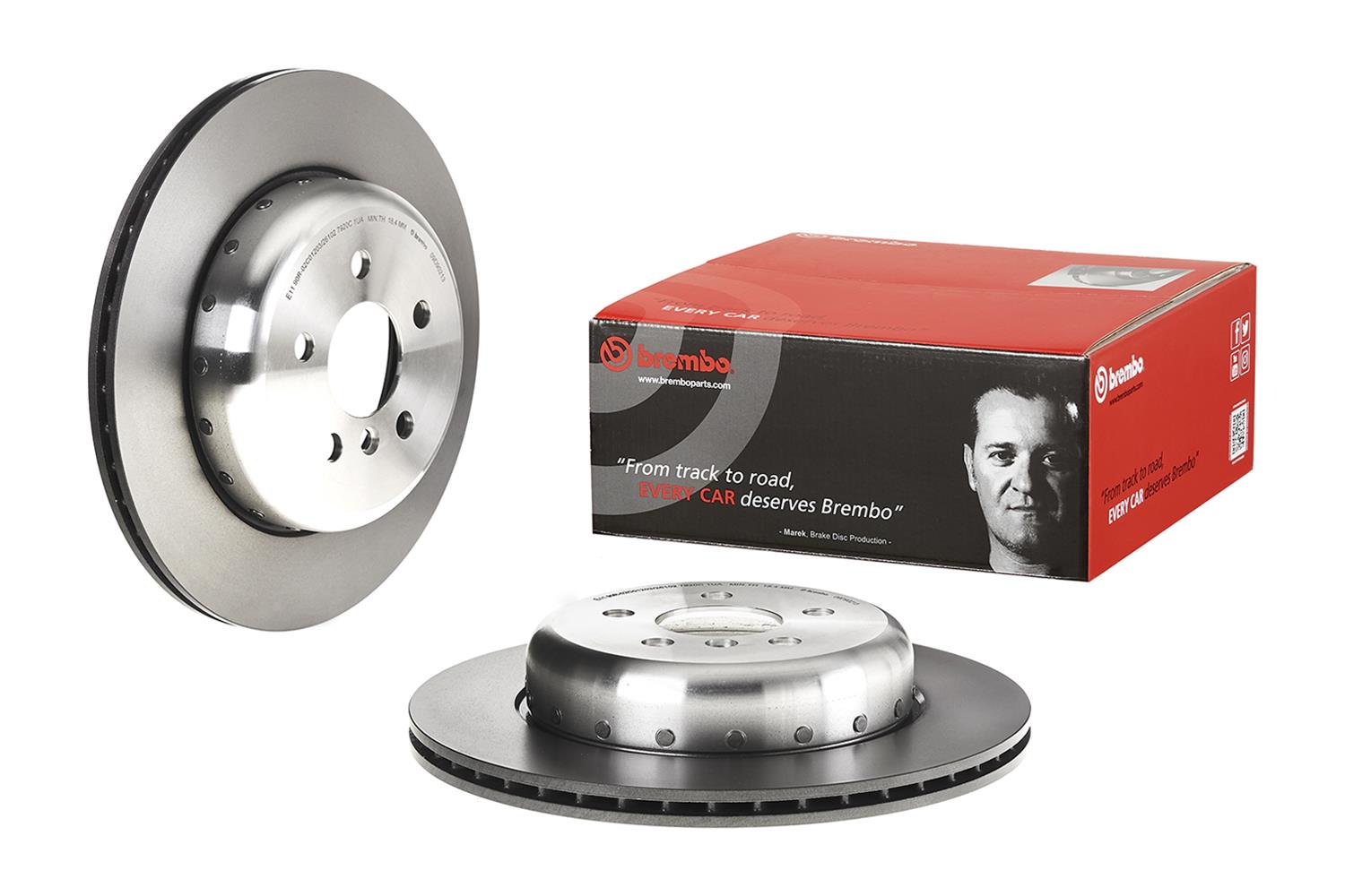 Brembo Premium UV Coated Brake Rotors 09.D902.13