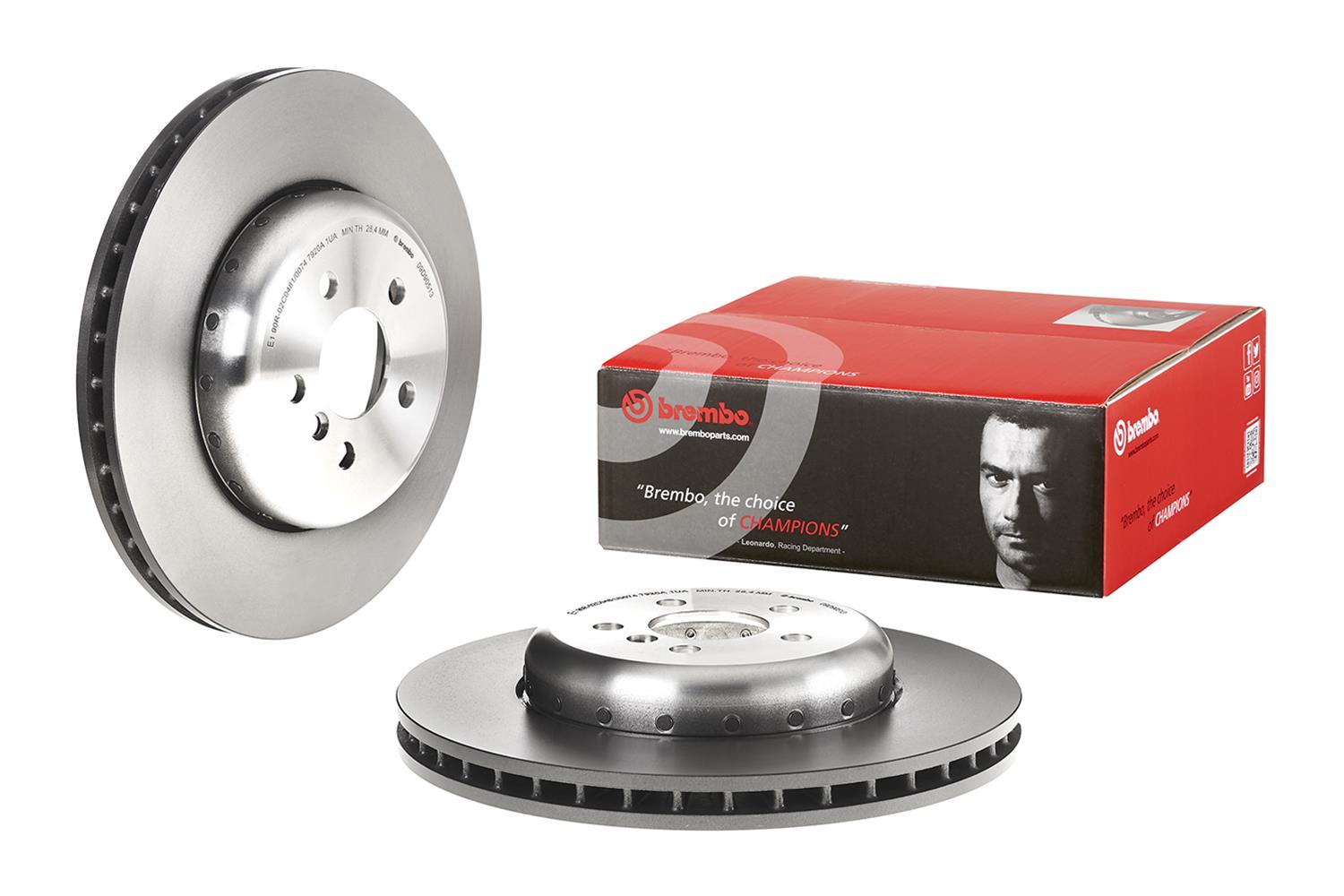 Brembo Premium UV Coated Brake Rotors 09.D905.13