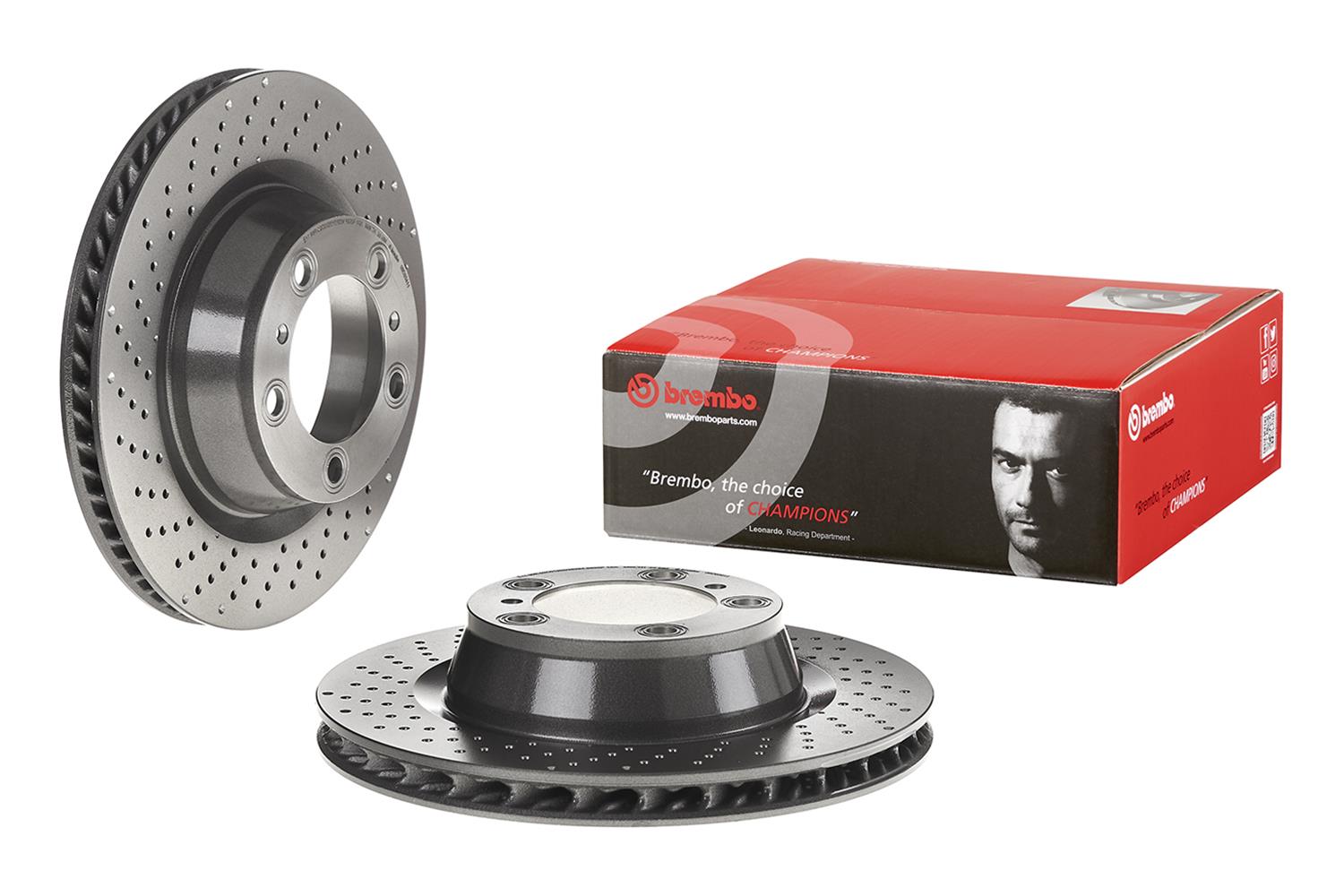 Brembo Premium UV Coated Brake Rotors 09.D934.11