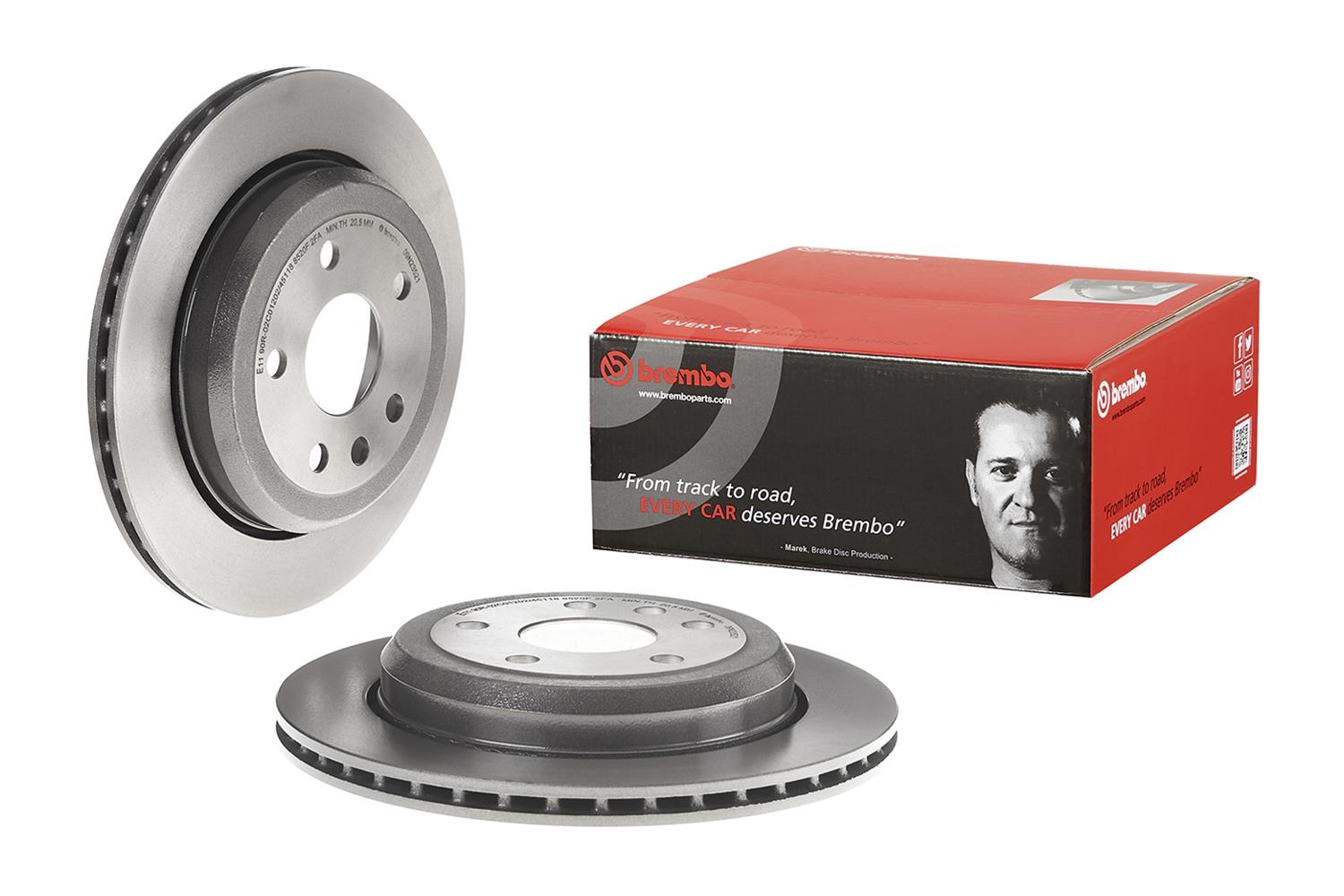 Brembo Premium UV Coated Brake Rotors 09.N235.21