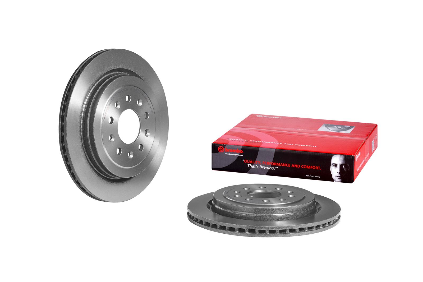 Brembo Premium UV Coated Brake Rotors 09.N286.21