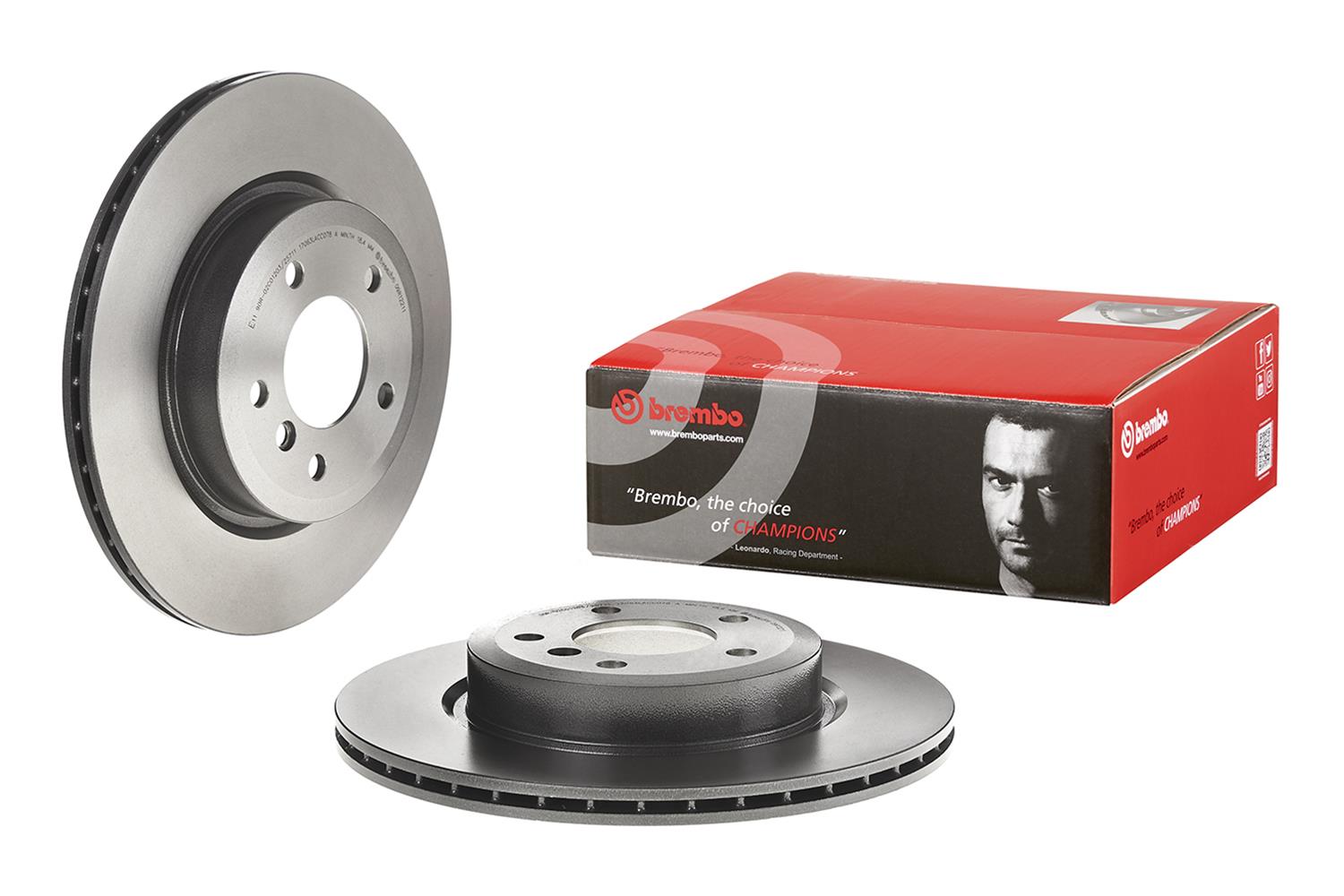 Brembo Premium UV Coated Brake Rotors 09.R122.11