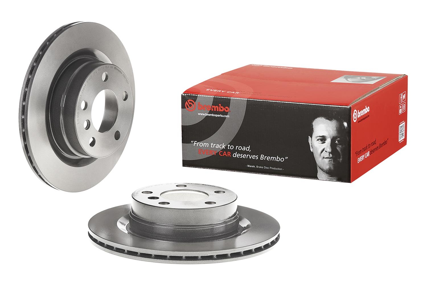 Brembo Premium UV Coated Brake Rotors 09979321