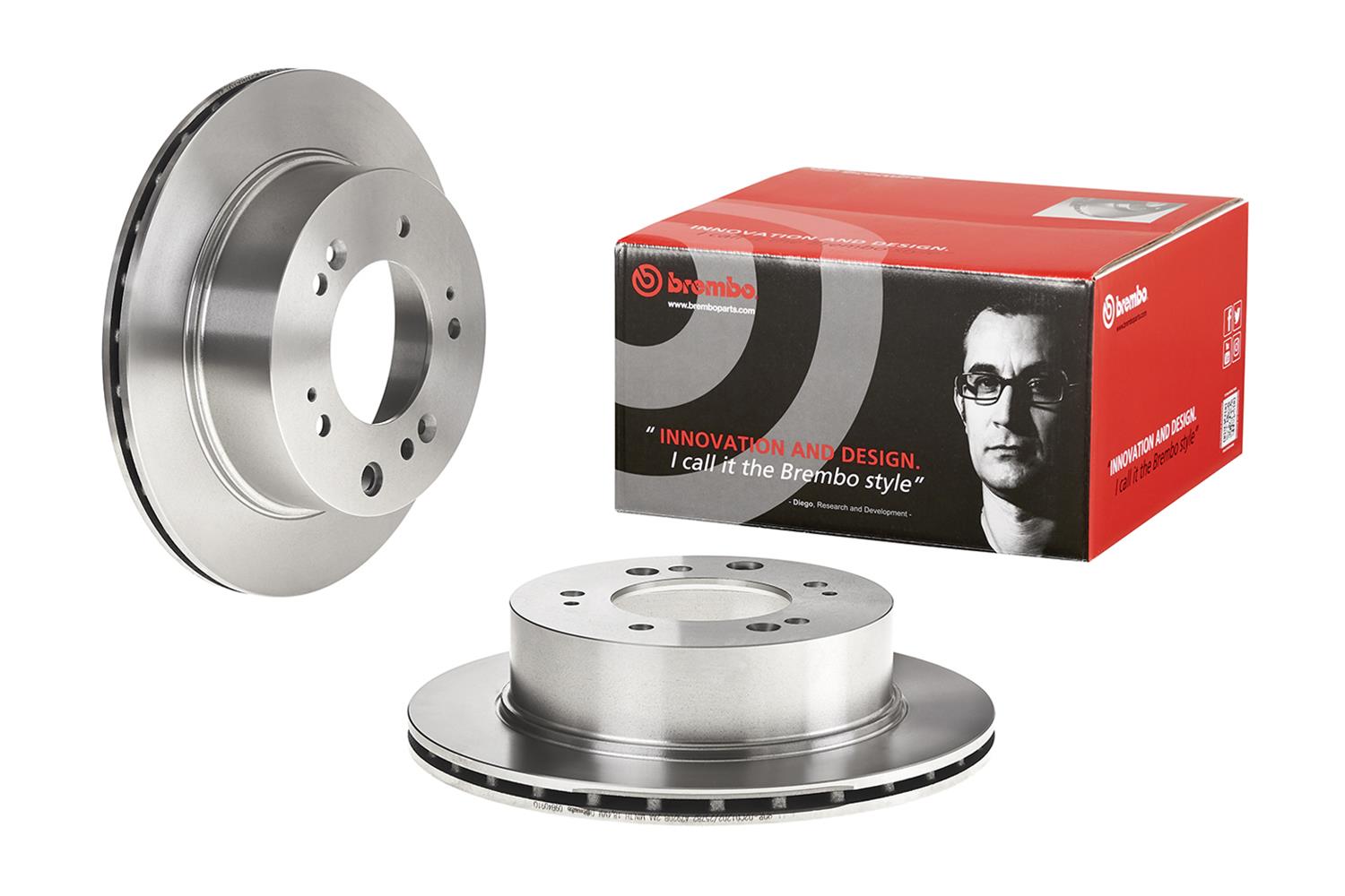 Brembo Premium UV Coated Brake Rotors 09B40910