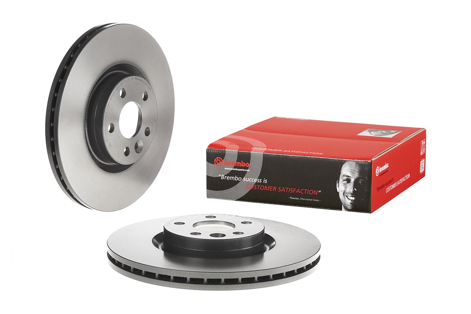 Brembo Premium UV Coated Brake Rotors 09C52211