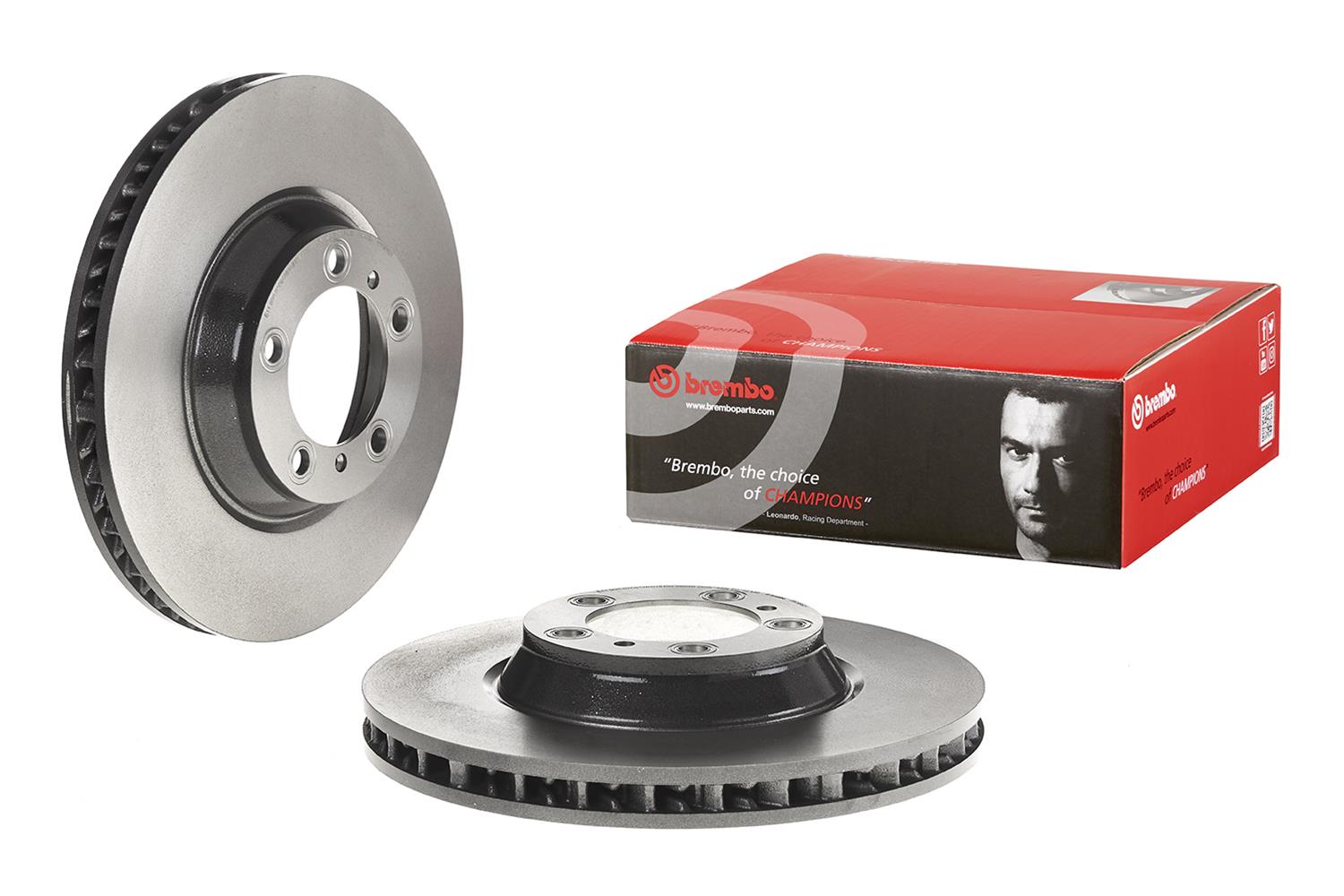 Brembo Premium UV Coated Brake Rotors 09C98621