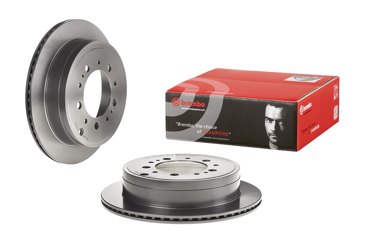 Brembo Premium UV Coated Brake Rotors 09D61811