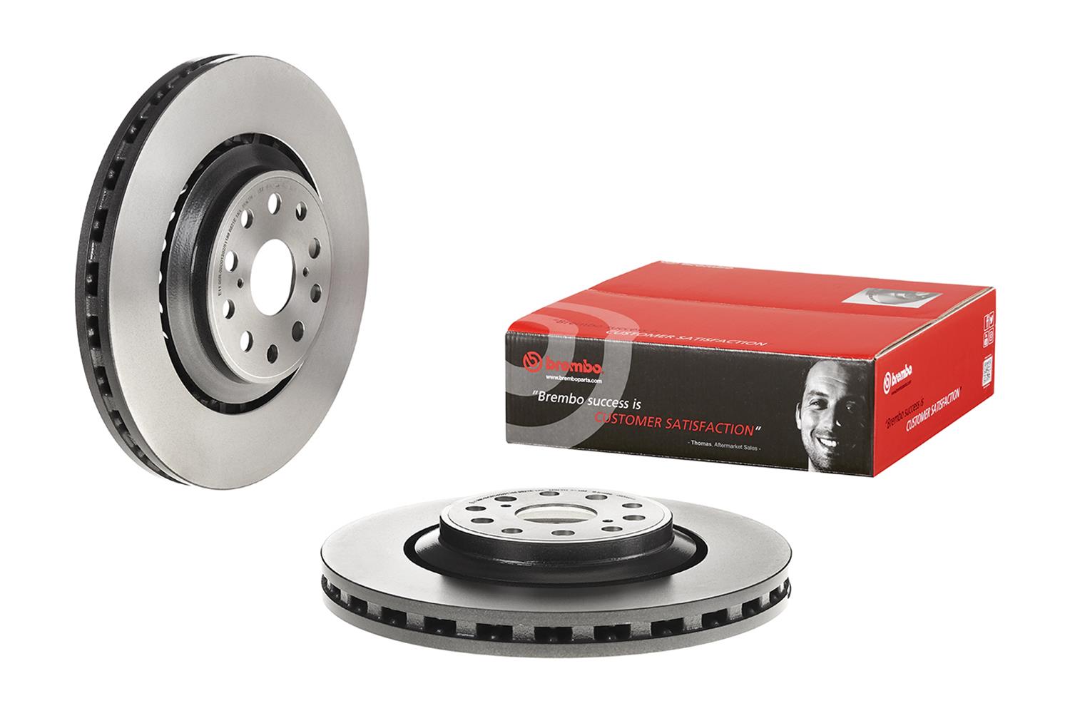 Brembo Premium UV Coated Brake Rotors 09D69311