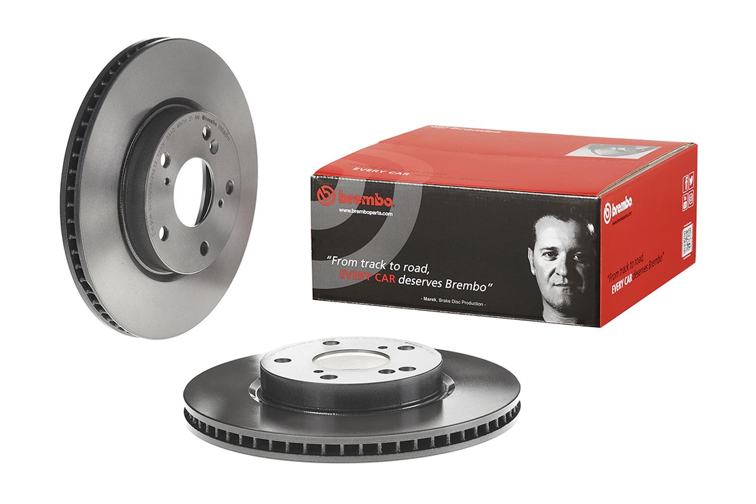Brembo Premium UV Coated Brake Rotors 09D88111