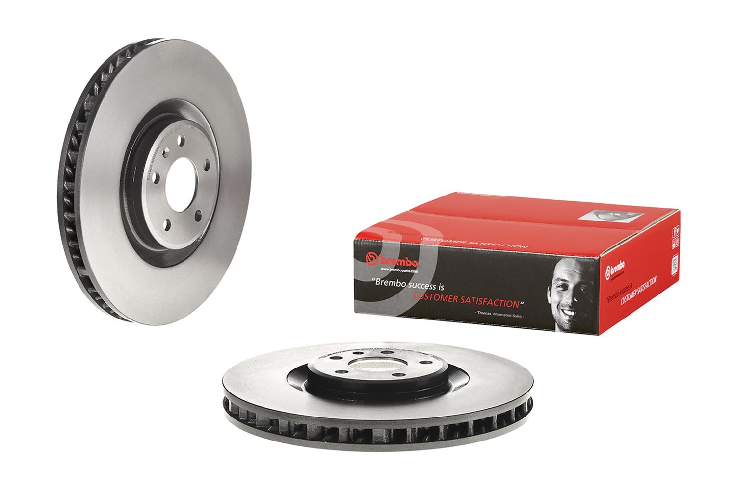 Brembo Premium UV Coated Brake Rotors 09D93811