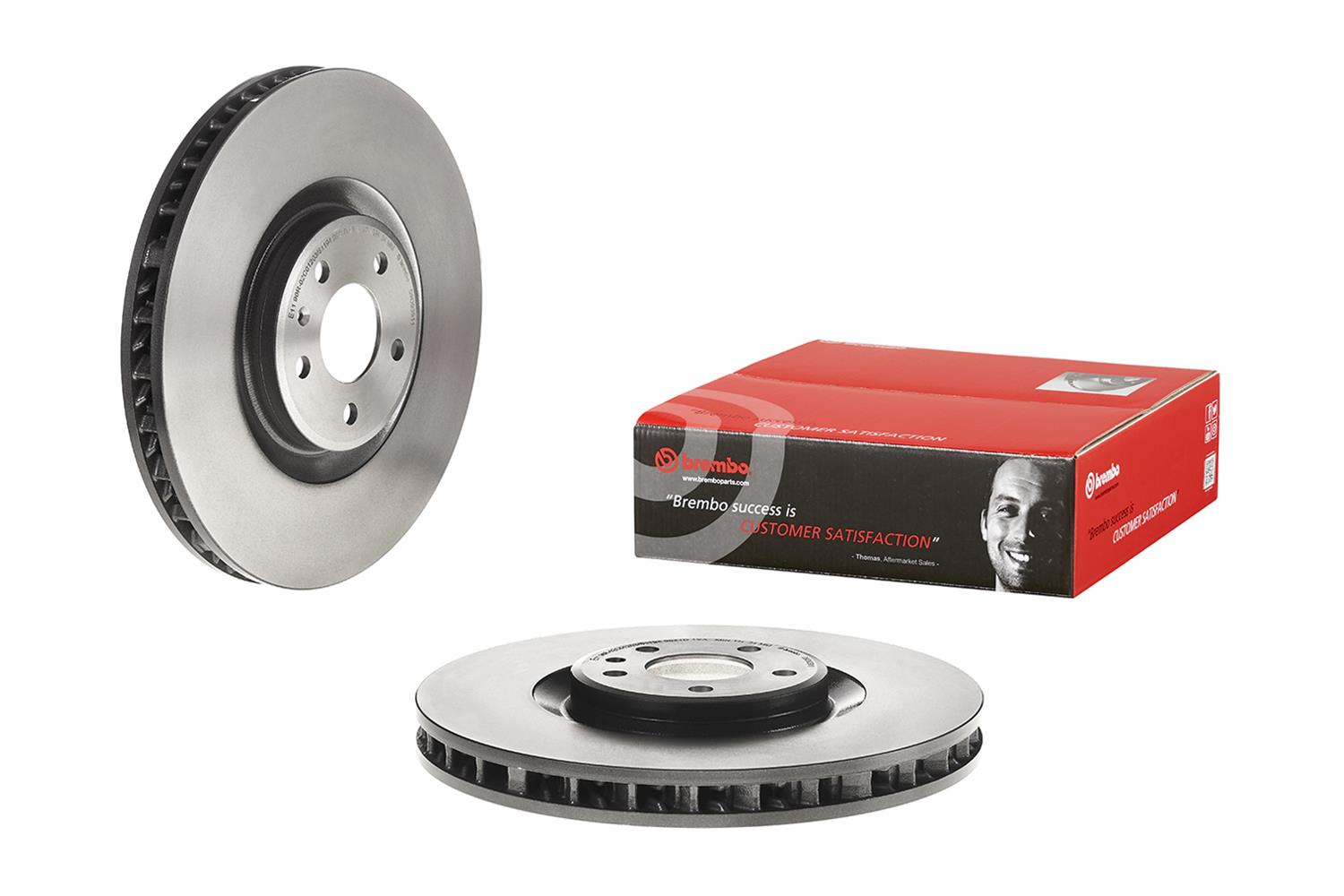Brembo Premium UV Coated Brake Rotors 09D93911