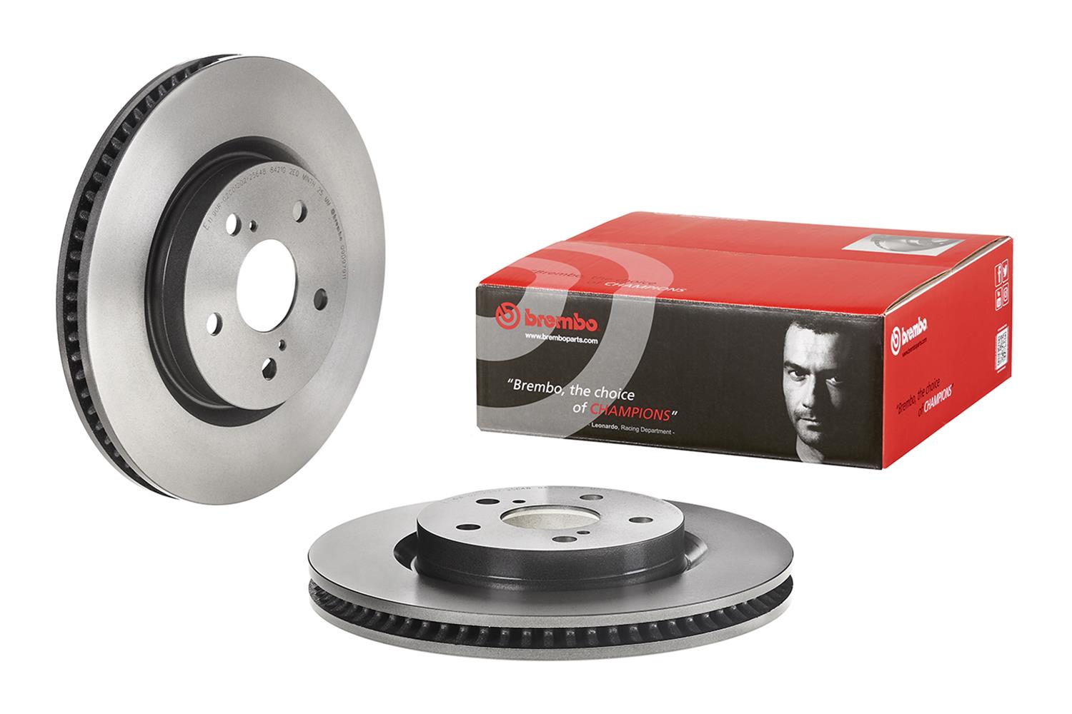 Brembo Premium UV Coated Brake Rotors 09D97911