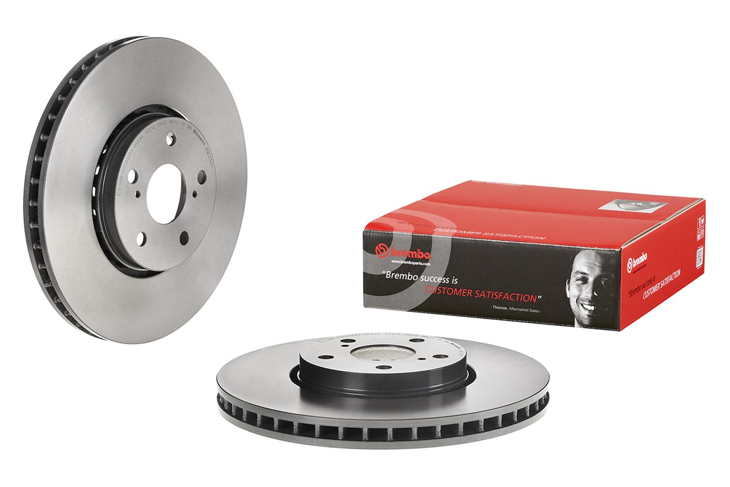 Brembo Premium UV Coated Brake Rotors 09E23011