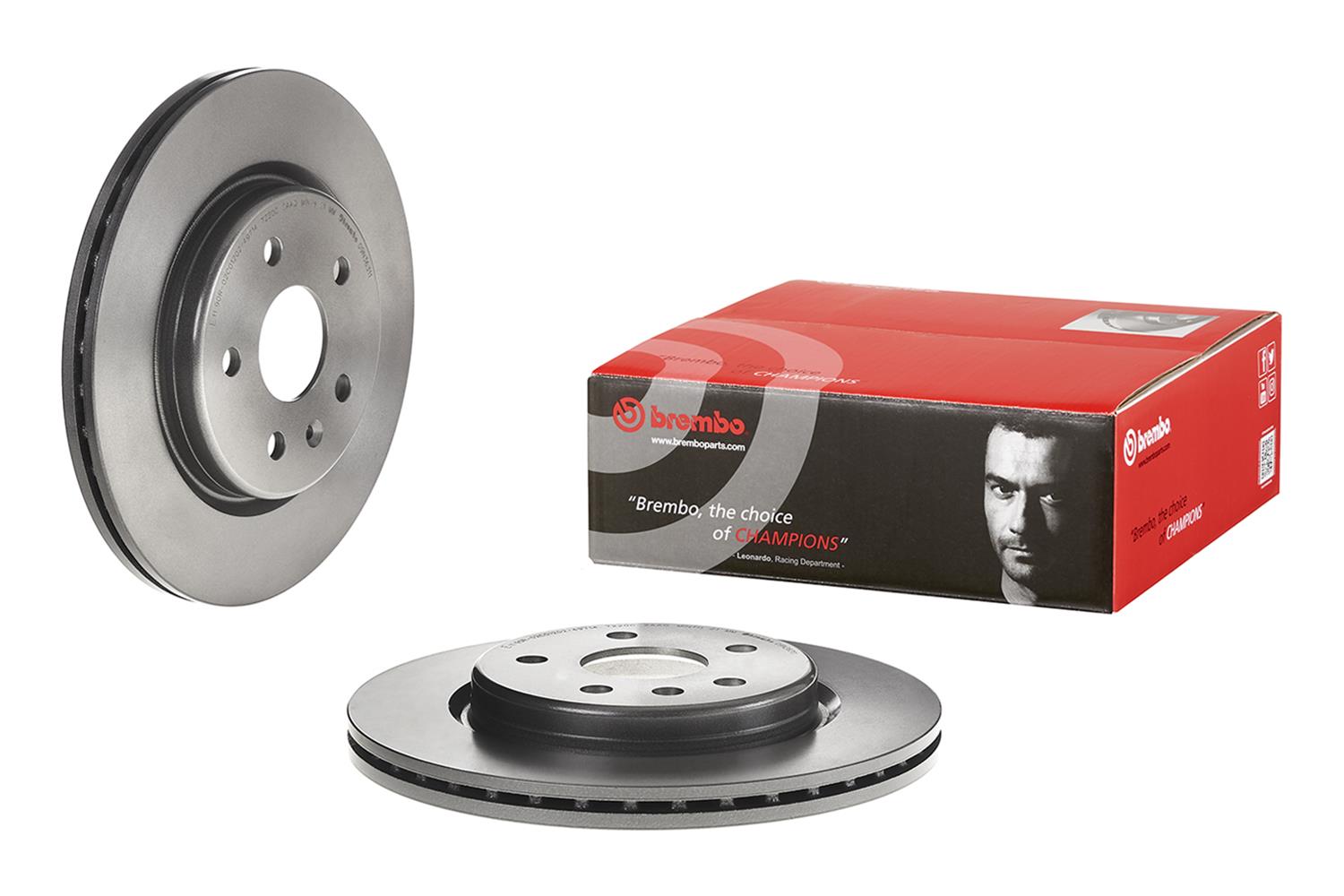 Brembo Premium UV Coated Brake Rotors 09N36311