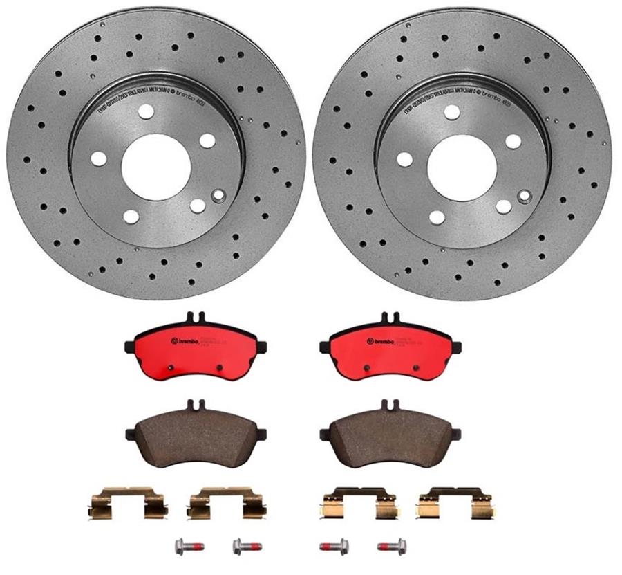 Brembo Disc Brake Pad and Rotor Kits KT00018